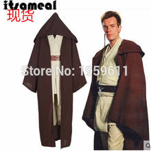 2020 New Fashion Adults Costume Jedi Master Cosplay Tunic Suit Cosplay Halloween Sets Gifts Hollaween Cos Set Adult Jacket Copes 2024 - buy cheap