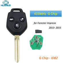 3-кнопочный дистанционный ключ для SUBARU XV 2012 2013 2014 2015 года с чипом «G» ID82 433 МГц 2024 - купить недорого