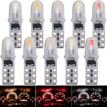 10Pcs T5 Led Bulb W3W W1.2W Led Canbus Car Interior Lights Dashboard warming indicator Wedge Auto Instrument Lamp 12V 2024 - buy cheap