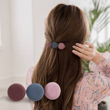 CHIMERA Fashion Barrette Round Color Resin Hairpins Elegant Alloy Metal Hair Clip Simple Vintage Hairgrip Lady Women Accessories 2024 - buy cheap