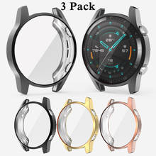 3 Packs Shockproof Watch Cover for Huawei Watch GT 2 46MM 42MM Case Soft TPU Flexible Bumper Screen Protective Shell Accessories 2024 - buy cheap