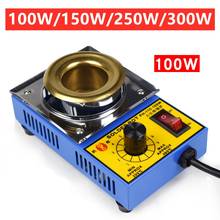 100W 150W  Lead-free Solder Pot Soldering Desoldering Bath Titanium Plate 36/50/80/100mm 200-480 Degree 220V Tin stove 2024 - buy cheap