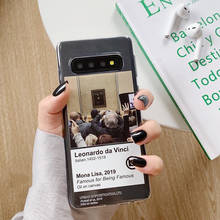 Ретро Мона Лиза художественные масляные чехол для телефона для samsung Примечание 10 8 9 плюс S10 S10 E S9 S8 S7 A30 A50 A70 A80 A90 A5 A8 A9 мягкий прозрачный чехол для телефона 2024 - купить недорого