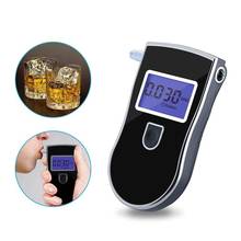 Medidor de detecção de álcool, testador digital de nível de álcool com sensor lcd, com 5 peças 2024 - compre barato
