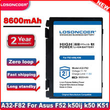 A32-F82 de batería para ordenador portátil, para Asus K50ij K50ab, K40in K50in F52 K40 K50 A32-F52 X70 X87 X8A X8S 2024 - compra barato