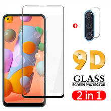 2in1 9D Camera Protector on the for samsung galaxy a11 full screen protective glass for samsung a11 a115 a 11 Tempered Glass 2024 - buy cheap