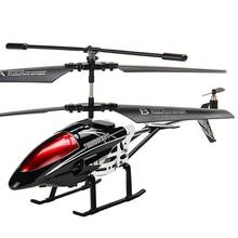 Helicóptero de controle de rádio, helicóptero com luz de led, 3.5 canais, presente de crianças, modelo de brinquedos voadores inquebráveis 2024 - compre barato