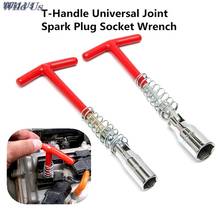 Universal 16mm/ 21mm Spark Plug Removal Tool Spanner Socket Wrench T Grip Handle Flexible Spanner Socket T Handle T Bar 2024 - buy cheap