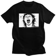 Funny Akira T Shirt Homme Pure Cotton Manga Shotaro Kaneda Tee Anime Manga Tshirt Short Sleeved Urban Neo Tokyo T-shirt Merch 2024 - buy cheap