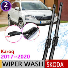 for Skoda Karoq 2017 2018 2019 2020 Front Windscreen Windshield Wipers Car Accessories Stickers Car Wiper Blades 2024 - buy cheap
