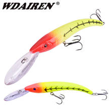 1Pcs Fishing Dying Bending Minnow Hard Lures 15cm 16g Pesca Deep Diving Wobblers Crankbaits Swimbaits Isca Artificial Bait 2024 - buy cheap