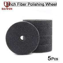 5pcs 3inch Nylon Fiber Polishing Buffing Buffer Pad Grinding Disc Wheel for Stainless Steel Table Mill Grinding Accessories 2024 - buy cheap