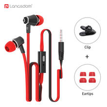 Langsdom JM21-auriculares coloridos con cable para teléfono iPhone y xiaomi, auriculares internos de 3,5mm, auriculares con cable 2024 - compra barato
