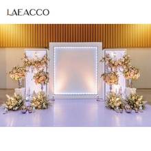 Laeacco Wedding Stage Backdrops Bright Light Royal Decor Poster Photography Background For Bridal Photo Studio Photocall 2024 - buy cheap