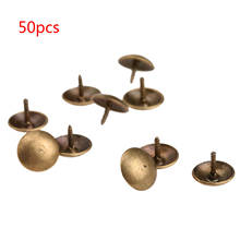 50pcs Antique Bronze Upholstery Nails Jewelry Gift Wine Case Box Sofa Decorative Tack Stud Pushpin Doornail Hardware Accessories 2024 - buy cheap