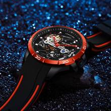 GRMONTRE Top Brand Luxury Men's Watches Skeleton Automatic Mechanical Watch for Men Waterproof Relogio Masculino  Red 2020 2024 - buy cheap