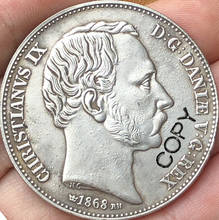 Copia de moneda de Dinamarca, 1868 2024 - compra barato