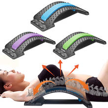 Back Stretcher Massager Magic Back Support Stretch Massage Fitness Relaxation Spine Pain Relief Orthopedic Back Lumbar Stretcher 2024 - buy cheap