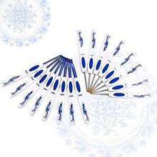Ganchos de porcelana azul y blanca y accesorios para tejer, kit de agujas croche, herramientas para tejer, juego de agujas de ganchillo 2024 - compra barato