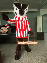 Bucky Badger Mascot Costume Fox Cosplay Animal Adults Size Party Game Fancy Dress Suit Parade Outfits Advertising Halloween 2024 - купить недорого