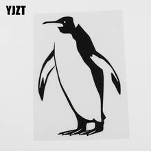 YJZT 9,4 см x 13,8 см модная наклейка в виде пингвина и арктических животных, Виниловая наклейка для автомобиля, черный/серебристый 8A-0125 2024 - купить недорого