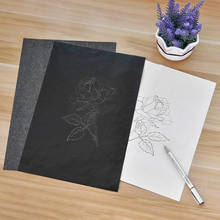 100 Pcs Carbon Paper Transfer Copy Sheets Graphite Tracing A4 for Wood Canvas Art JR Deals 2024 - buy cheap