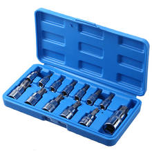 13pcs 1/4" 3/8" 1/2" Wrench Spanner Socket Set Drive Tamper Proof Torx Star Bit Socket Kit Set for Hand Tools with box case 2024 - buy cheap
