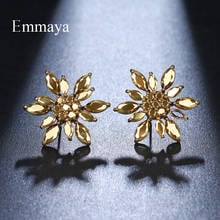 Emmaya New Fashion Shiny Star Shape AAA Zirconia Stud Earring For Female Fascinating Style In Wedding Party Dainty Gift 2024 - buy cheap