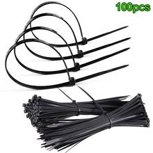 100 Pcs ABS Plastic Cable Ties Zip Fasten Wire Wrap Strap Fastening AUG889 2024 - buy cheap