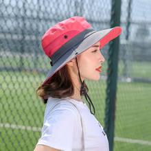 Sombrero de pesca con protección UV UPF 50 +, sombrero para el sol, cubo, verano, hombre, mujer, ala ancha larga, Bob, senderismo, al aire libre 2024 - compra barato