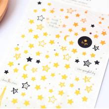 1pack/lot  Fashion golden Gilding style Star stickers DIY multifunction label diary stickers Stationery Office school supplies 2024 - buy cheap