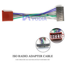 Adaptador de Radio ISO para coche, Conector de arnés de cableado MERCURY, conector de Cable de telar de plomo, Para JAGUAR, LINCOLN, 12-109 2024 - compra barato