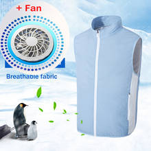 Cooling Vest USB Fan Air conditioned clothing Cool Vest Fishing Cycling Tactical Vest Outdoor Summer Icevest Men Women Cool Vest 2024 - buy cheap