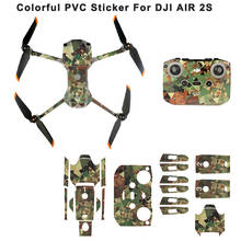 Película adesiva para dji air 2s, conjunto completo de acessórios de proteção para drones, corpo, bateria, braço do drone, controle remoto, pvc 2024 - compre barato