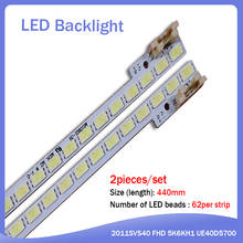 2pcs LED Backlight strip for Samsung UE40D5000 UE40D5720 UE40D5700 UE40D6100 UA40D5000 UE40D5520 BN64-01639A 2011SVS40-FHD-5K6K 2024 - buy cheap