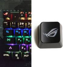 1pc diy abs retroiluminado teclado mecânico keycap r4 altura personalidade translúcido chave boné esc dropshipping 2024 - compre barato