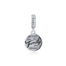 Fits Pandora Bracelet Genuine 925 Sterling Silver Friends Are Family Dangle Charm Beads for Jewelry Making Party Gift kralen 2024 - buy cheap