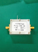 50K-2G LNA baja salida de ruido de alta ganancia 31DB@0.5G alta ganancia planitud del amplificador RF 2024 - compra barato