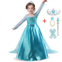 4-10 Years Princess Costume Kids Cosplay Dresses for Girls Dress up Children Holloween Carnival Party Disguise Vestidos 2024 - buy cheap