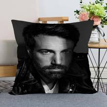 Custom Ben Affleck Decorative Pillowcase Square Zippered Fabric Pillow Cover 35X35,40x40,(One Side) 2024 - buy cheap