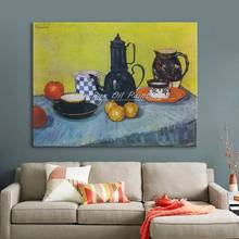 Pintura al óleo sobre lienzo, arte de pared para decoración del hogar, esmalte de café, barro, fruta de Vincent Van Gogh, Reproducción hecha a mano 2023 - compra barato