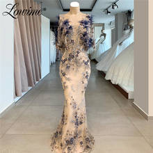V Neck Formal Dress Feather Evening Gown 2019 Vestido De Festa Mermaid Prom Dresses Abiye Gece Elbisesi Arabic Dubai Party Dress 2024 - buy cheap