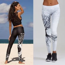 Fitness Tights leggings Women Printed High Waist Sports Yoga Workout Gym Hip Push Up Exercise Athletic Pants Женские Штаны 2024 - buy cheap