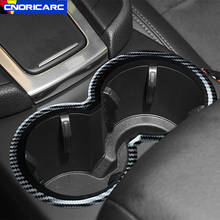 Carbon Fiber Color Center Console Water Cup Holder Decoration Stickers Trim For Porsche Macan 2014-2017 Moulding Accessories 2024 - buy cheap