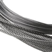 Cuerda de alambre de acero inoxidable 304, 10m, Cable de elevación de pesca suave 7x7, tendedero 2024 - compra barato