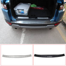 Stainless Steel Car Outside Rear Bumper Protector Sill Plate For Land Rover Range Rover Evoque 2012-2018 Car Accessories 2024 - buy cheap