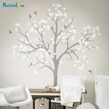 Large nursery wall decoration DIY Huge Tree Wall Decals Bird Stickers Decal For Baby Room BB028 2024 - buy cheap