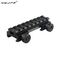 VULPO 1/2(0.5)" AR  Flat-Top High 8 Slots Riser Base 20mm Picatinny Rail Mount Airsoft Hunting Scope Mount 2024 - buy cheap