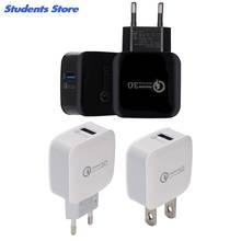 EU/US Plug Quick Charge 3.0  5V 3A Phone Charger USB Charger for iPhone Fast Charger USB Travel Adapter for Huawei Samsung LG 2024 - buy cheap
