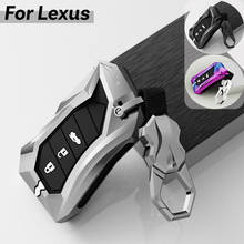 Zinc Alloy Car Key Case For Lexus UX200 UX250h ES200 ES300h ES350 US200 US260h 2018 2019 Remote Fob Cover Protector Keychain Bag 2024 - buy cheap